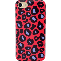 Into the Wild | Red & Blue Leopard Print Case