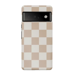 Fit Check | Neutral Checkerboard Google Pixel Case