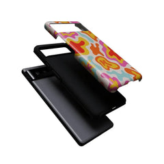 Tropical Color Splash | Abstract Retro Google Pixel Case