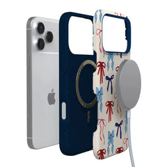 American Girlie | Red White & Blue Bows Case