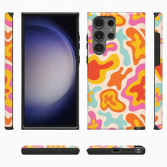Tropical Color Splash | Abstract Retro Samsung Case