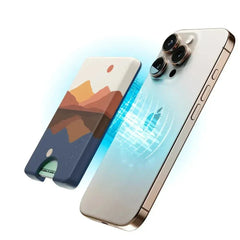 Opposites Attract | Day & Night Colorblock Mountains MagWallet