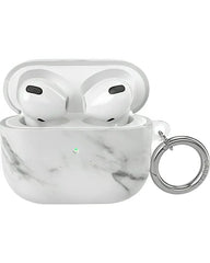 Take Me for Granite | White Marble AirPods Case
