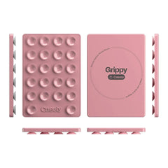 Grippy | Pink Silicone Suction Phone Mount with MagSafe