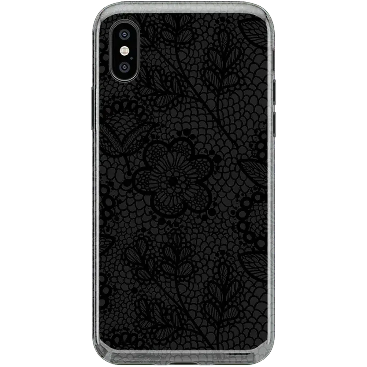 Lace Me Up | Black Floral Case