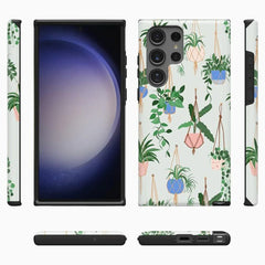 Hanging Around | Potted Plants Floral Samsung Case