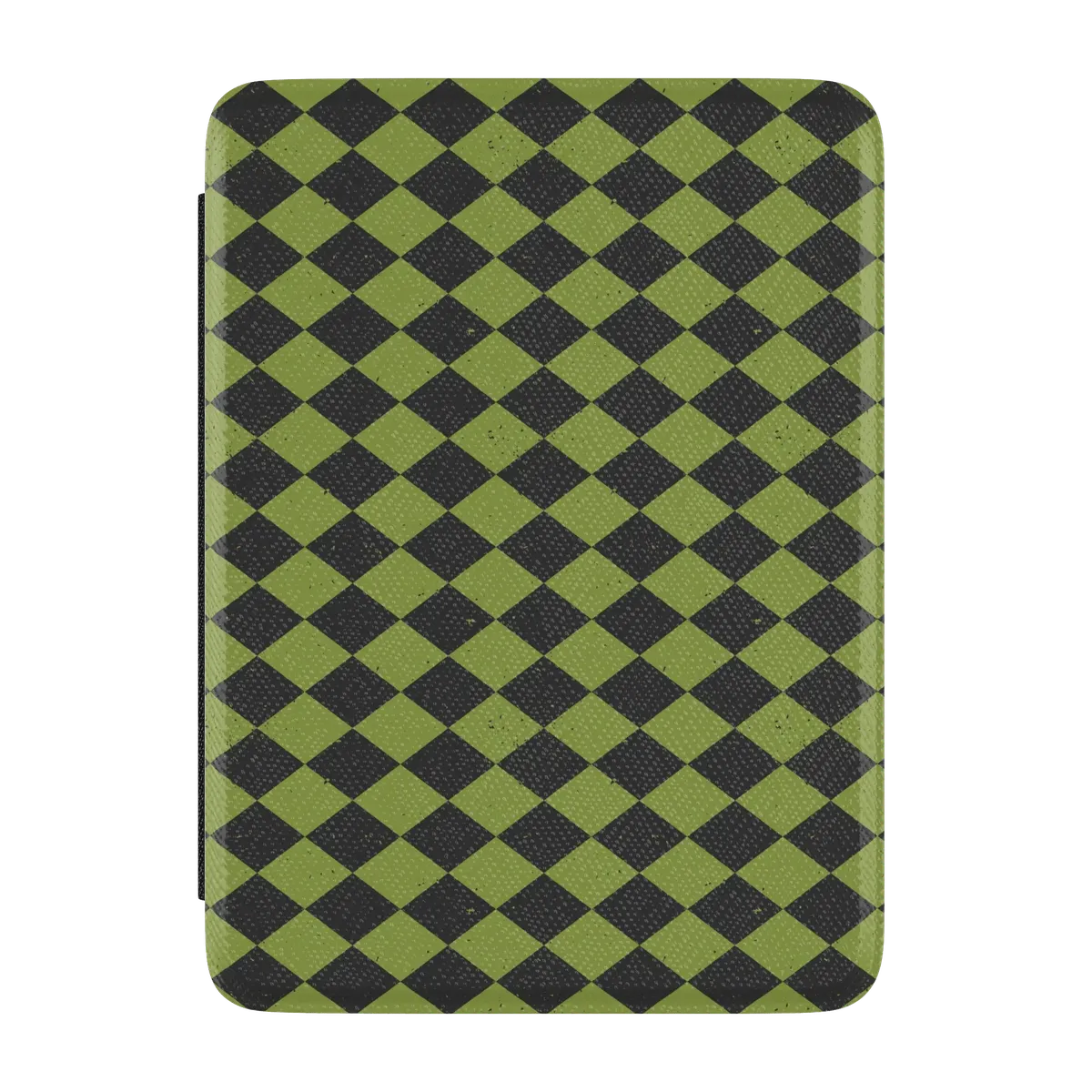 Wicked Hex | Green Checkered Kindle Case