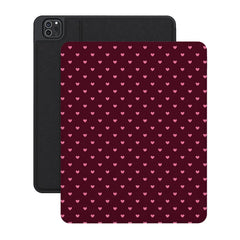 Heart Noir | Tiny Hearts iPad Case