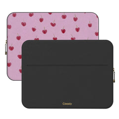 Very Cherry | Painted Cherries Laptop Case