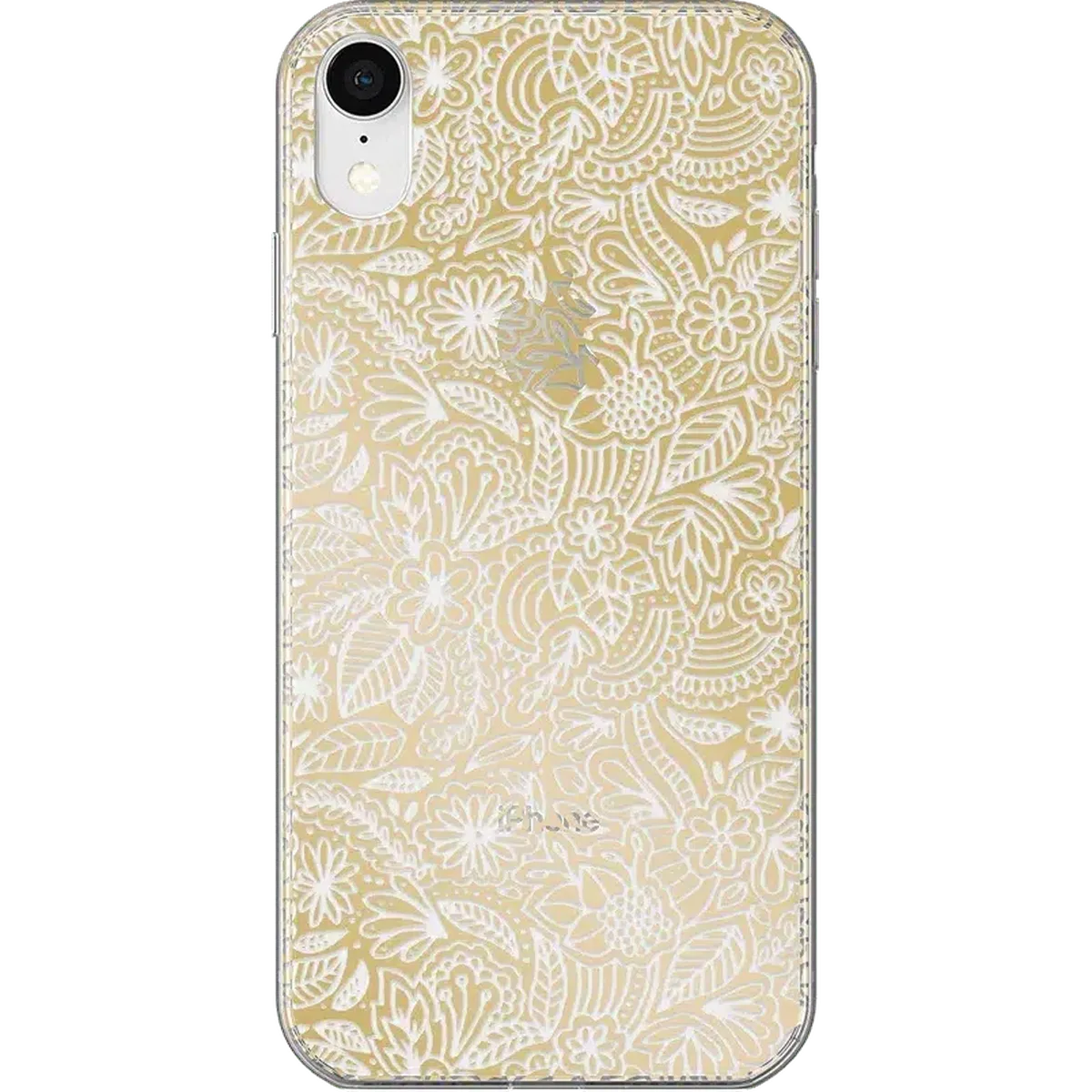 Floral Mandala | Rose Gold Clear Case
