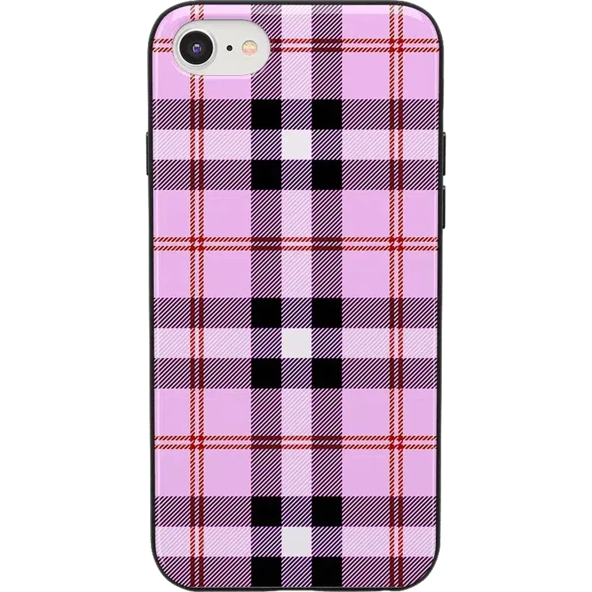 As if! | Light Purple Plaid Case