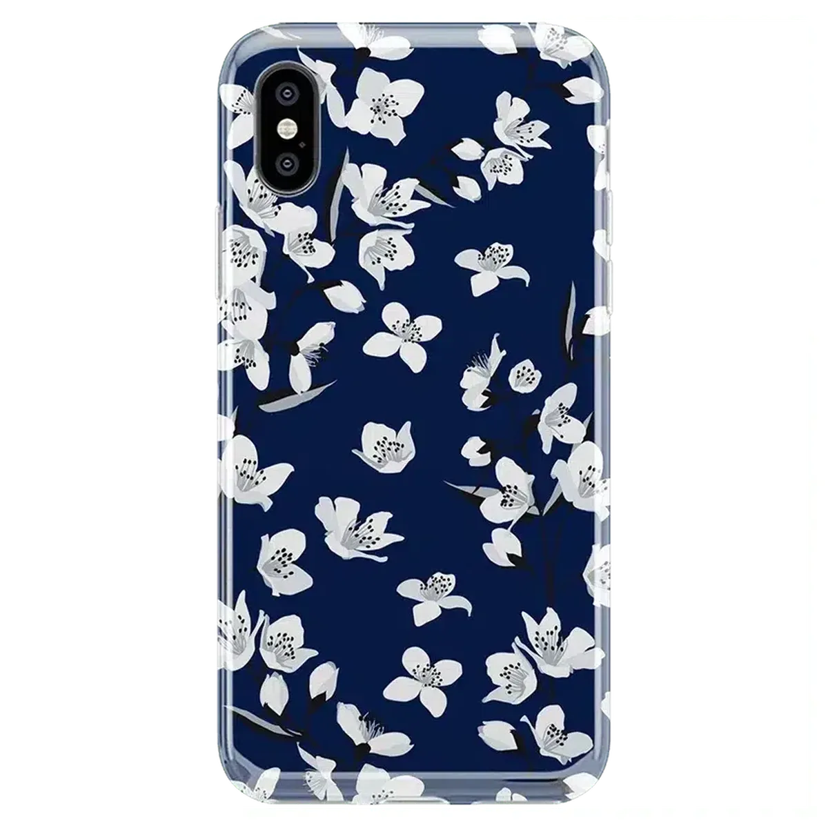 Floral Forest | Navy Cherry Blossom Floral Case