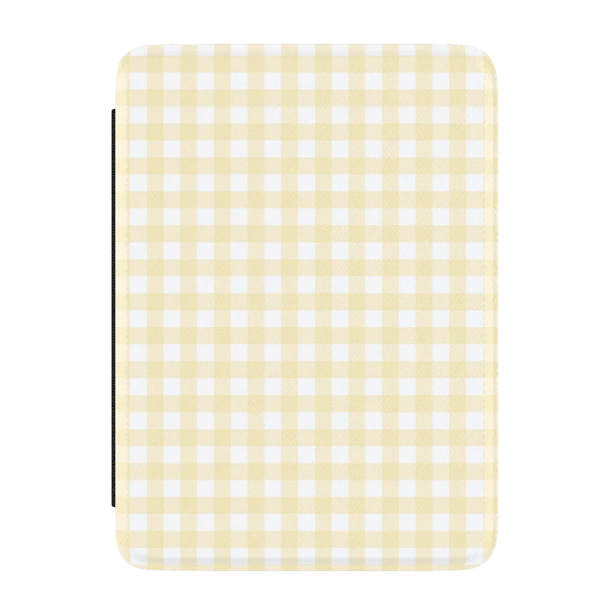 Pastel Picnic | Yellow Gingham Kindle Case