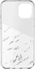 Let's Split | Half White Clear Marble Case