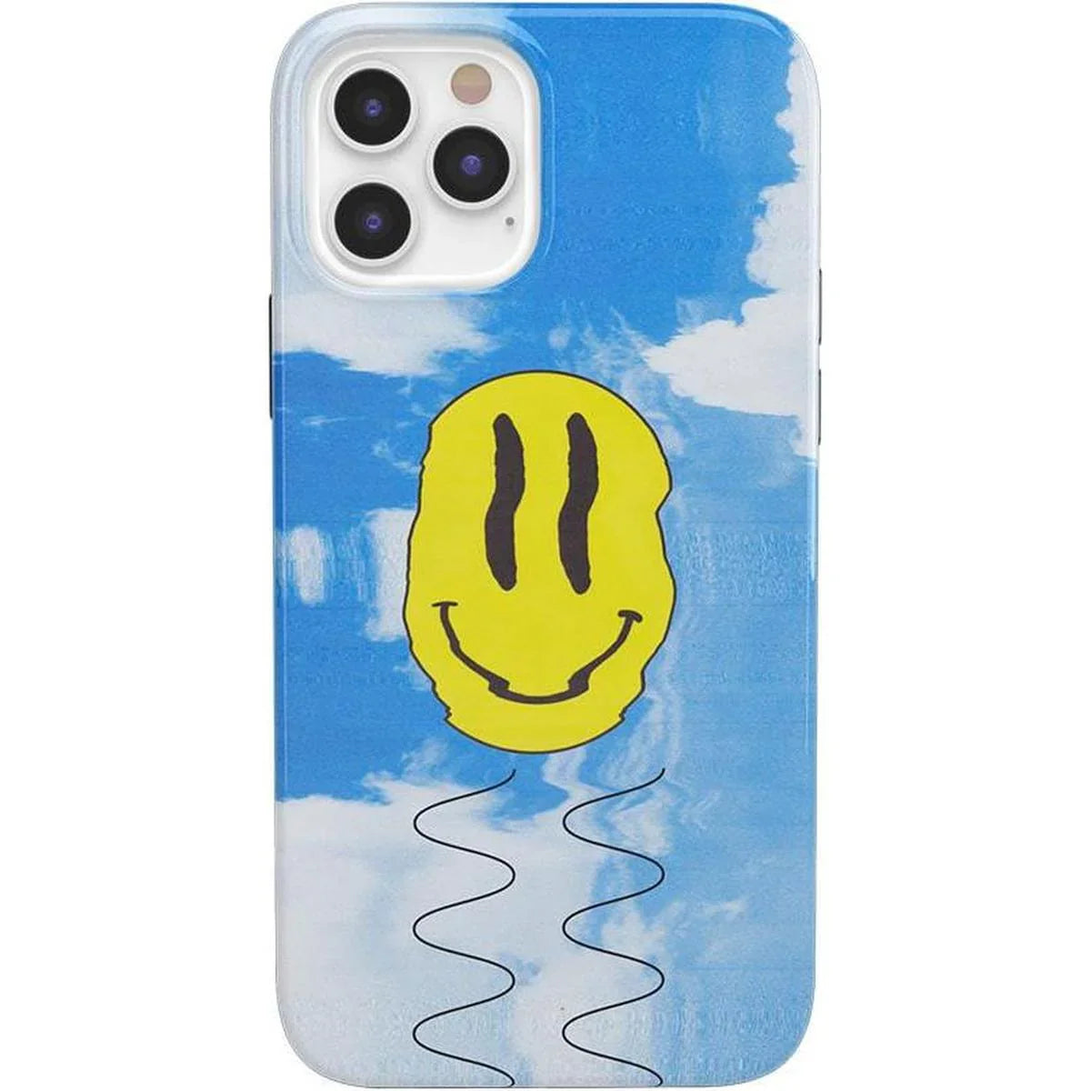On Cloud Nine | Glitch Smiley Face Case