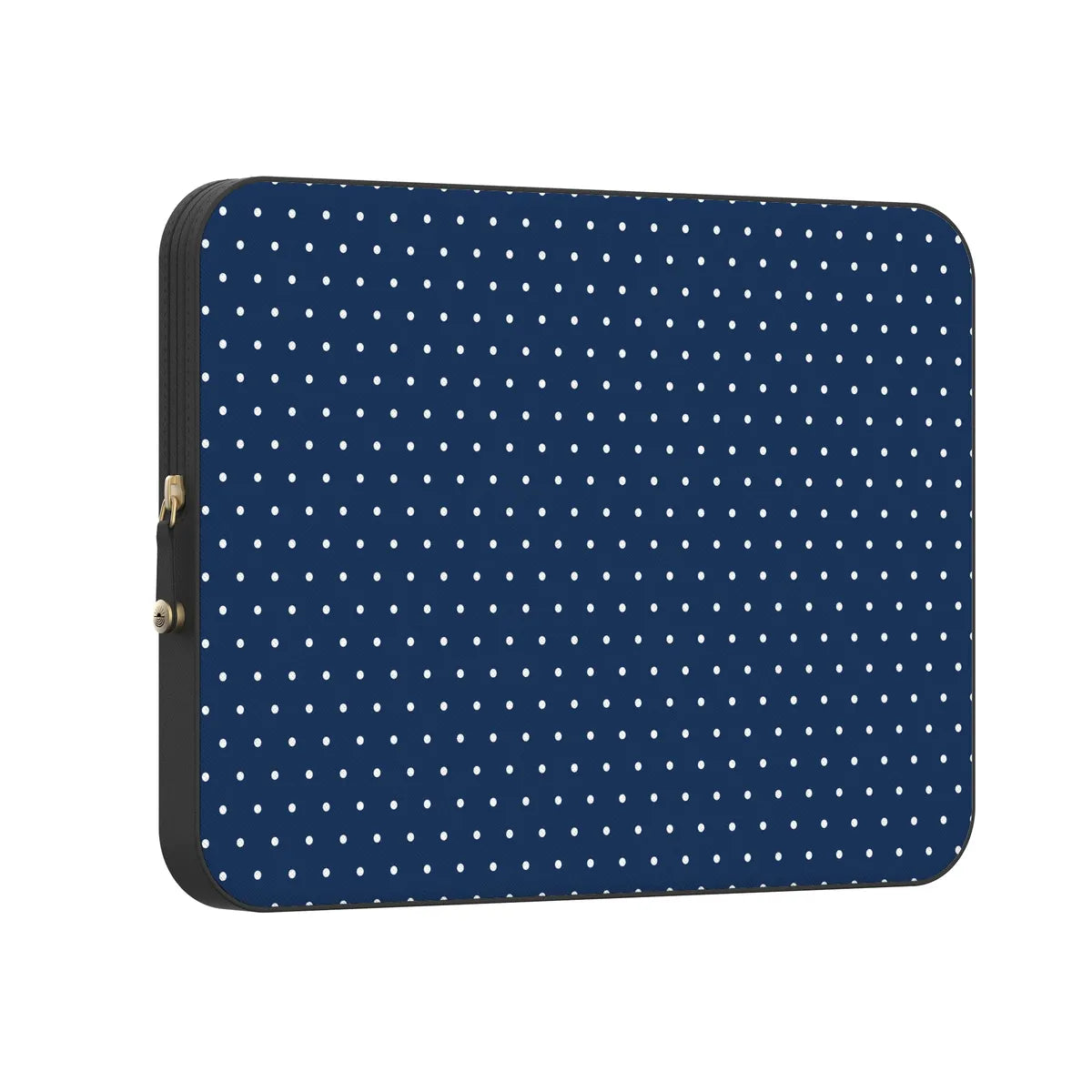 On the Dot | Navy Polka Dot Laptop Case