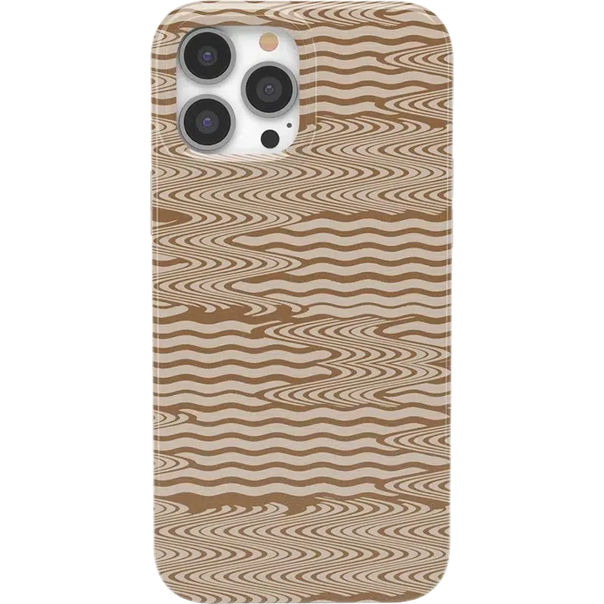 Mocha Ripple | Brown Waves Case