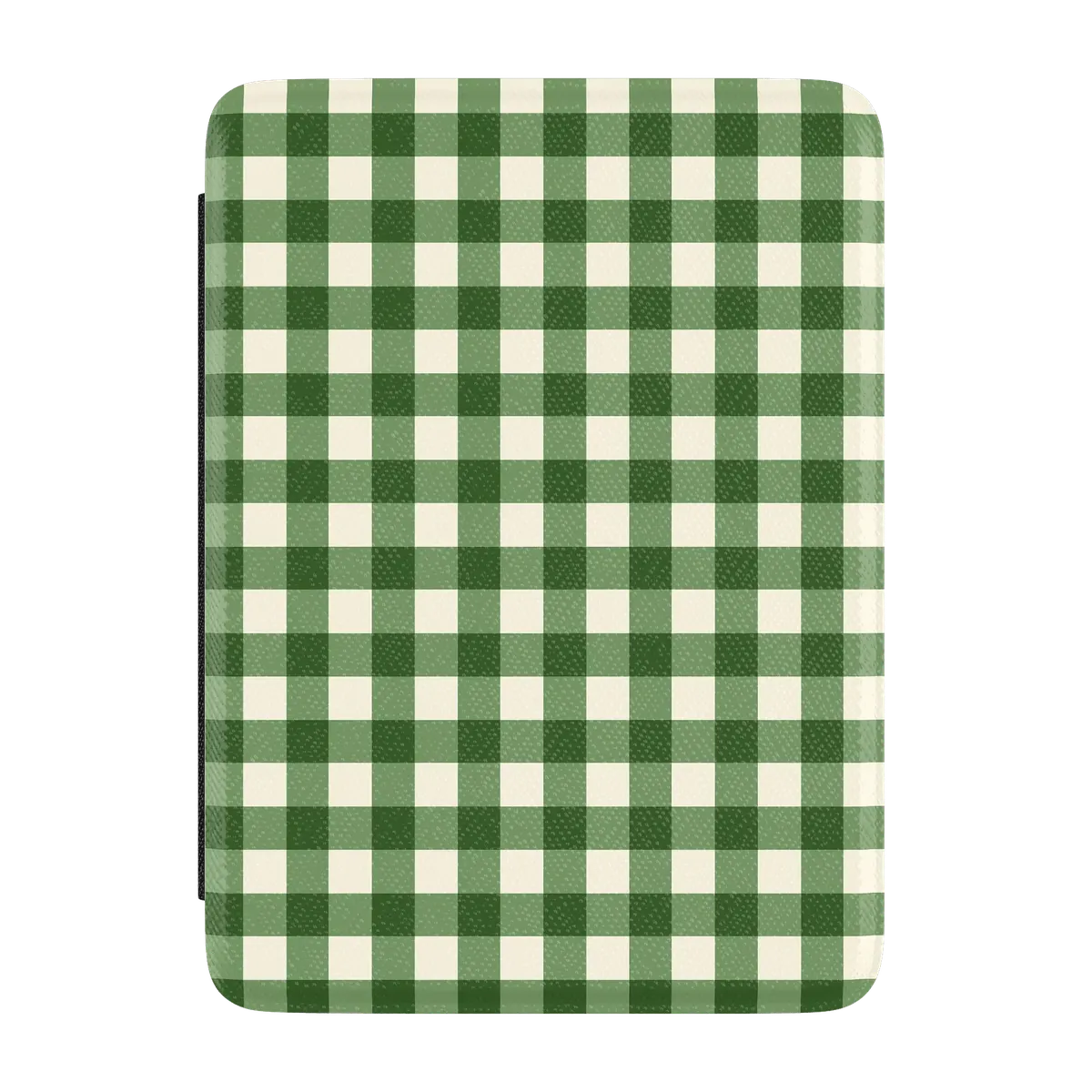 Checked Twice | Green Plaid Kindle Case