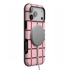 Uptown Gridlock | Pink Checkerboard Case