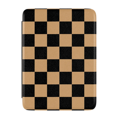 Fit Check | Black & Brown Checkerboard Kindle Case