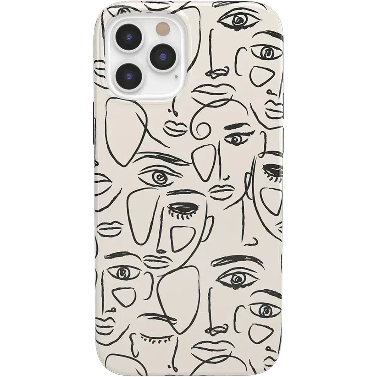 We're All Human | Minimal Face Art Case