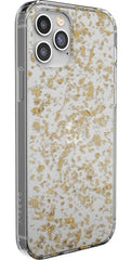 Morning Sparkle | Rose and Gold Flaked Clear Case