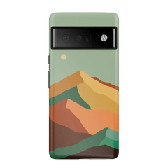 Endless Peaks | Colorblock Mountain Google Pixel Case