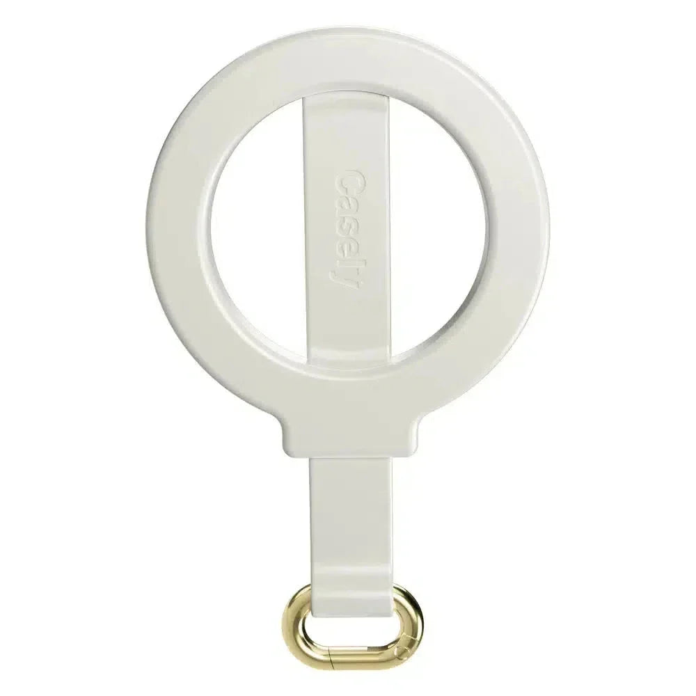 MagRing+ | Bone White Magnetic Adjustable Phone Ring with Keychain