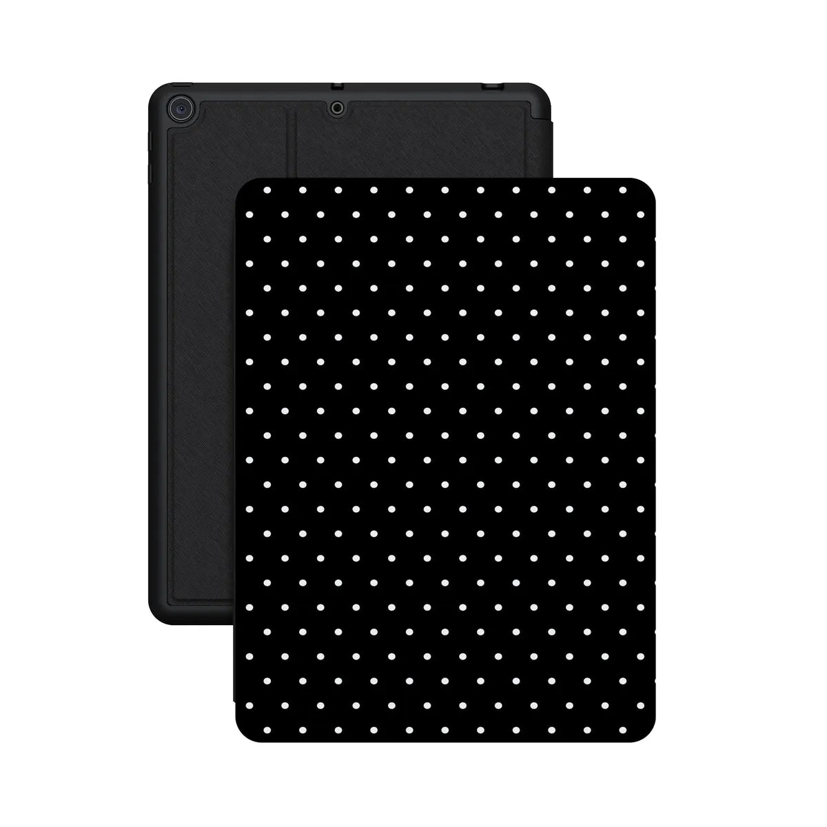 On the Dot | White Polka Dot iPad Case