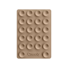 Grippy | Taupe Silicone Suction Phone Mount with MagSafe
