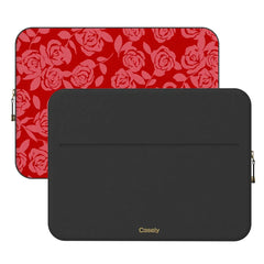 Final Rose | Red & Pink Floral Laptop Case