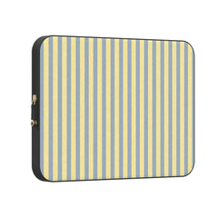 Coastline Stripes | Blue & Yellow Laptop Case