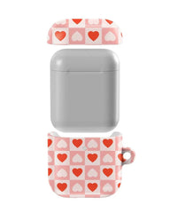 King of My Heart | Checkered Hearts AirPods Case