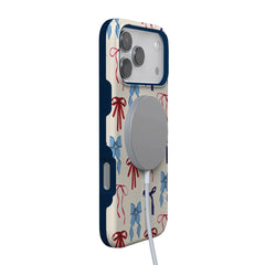American Girlie | Red White & Blue Bows Case