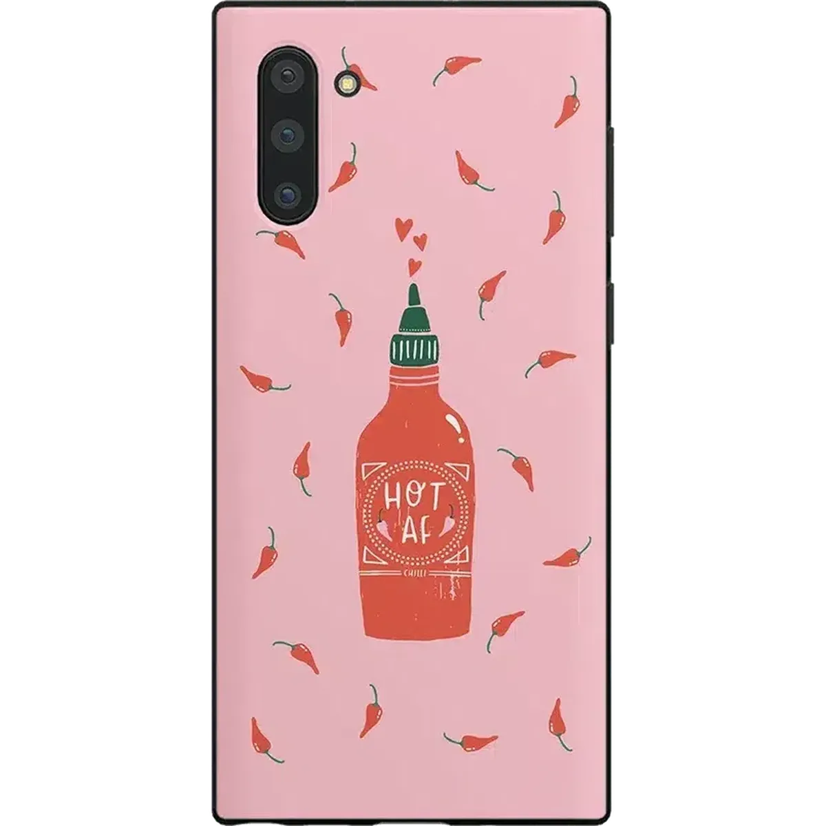 Spicy AF | Pink Chili Hot Sauce Samsung Case