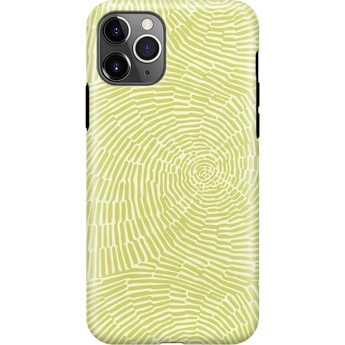 Swirl Away | Tea Green Geometric Case