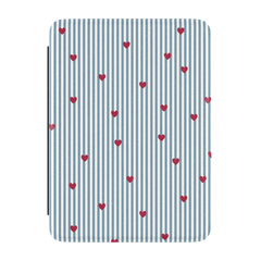 Love Lines | Blue Stripes Kindle Case