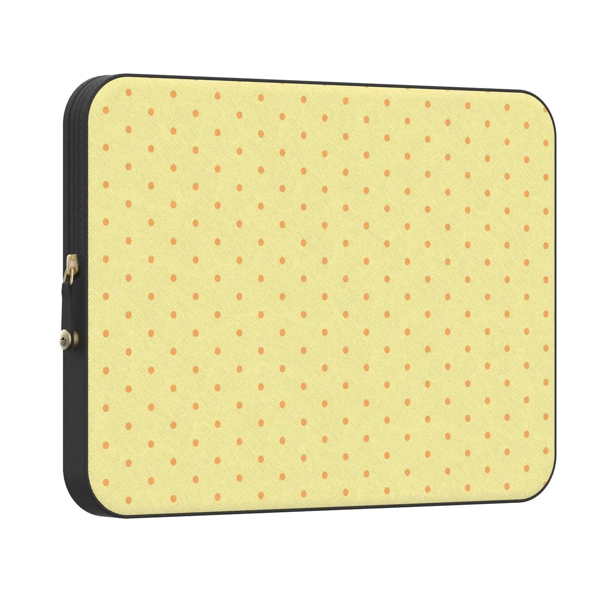 On the Dot | Yellow Polka Dot Laptop Case