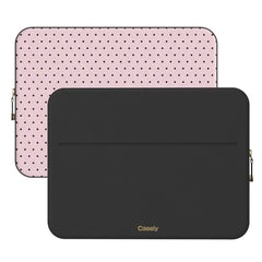 On the Dot | Pink Polka Dot Laptop Case