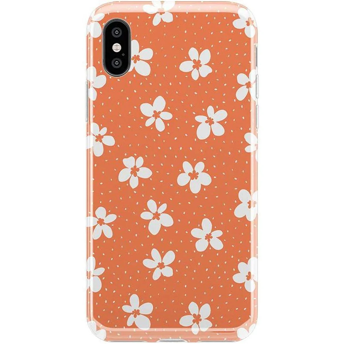 Flower My World | Burnt Orange Floral Case