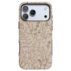 Beige Garden | Neutral Floral Case