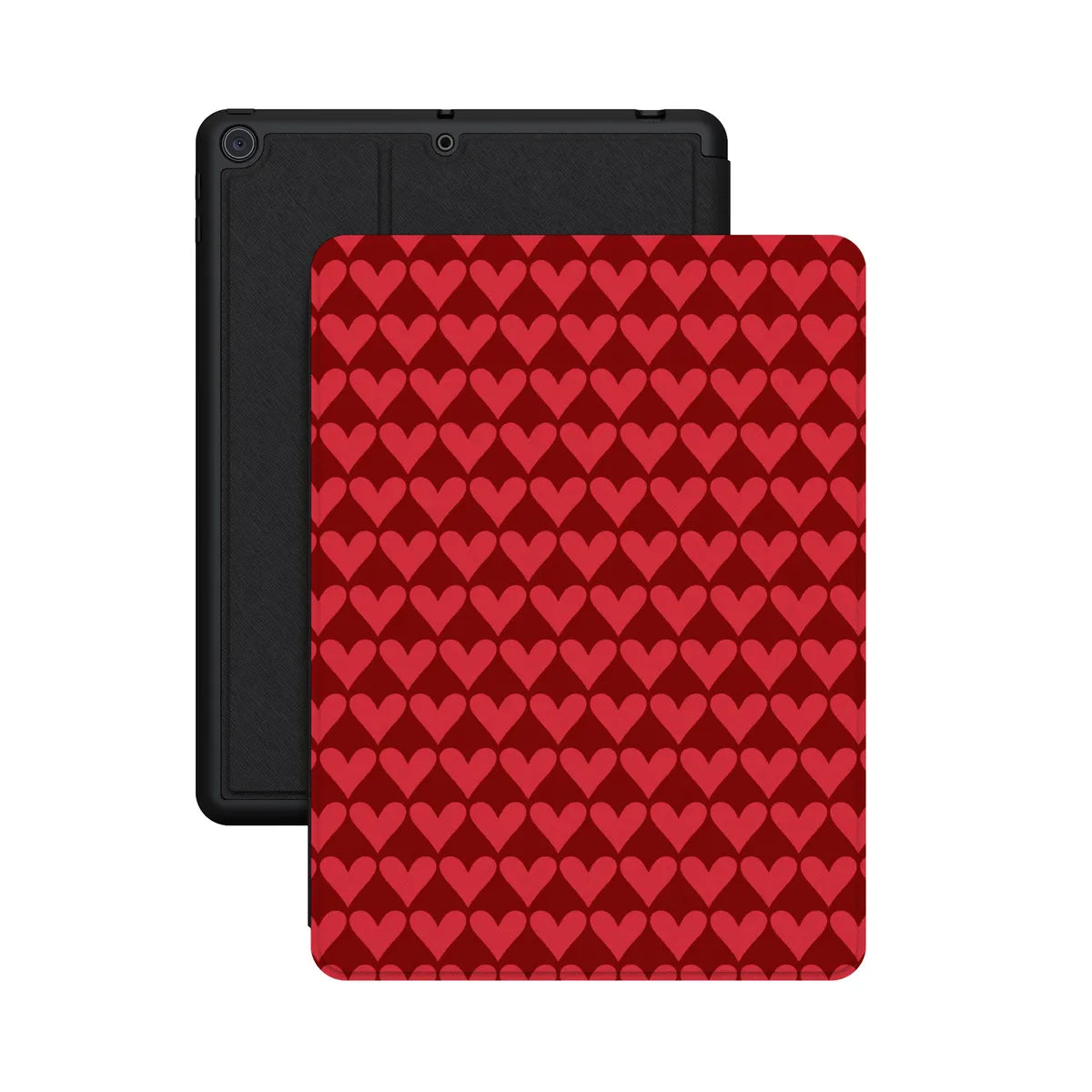 Crazy in Love | Red Hearts iPad Case
