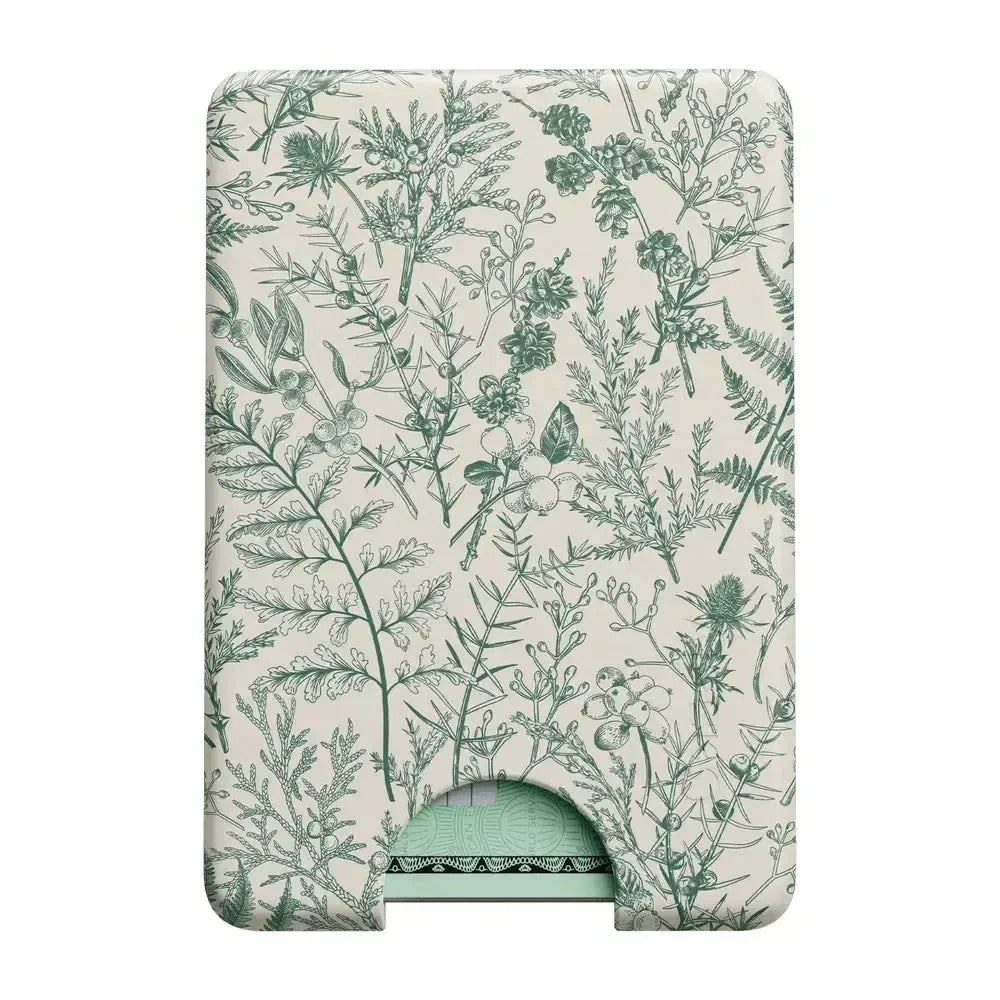 Sage Garden | Green Floral MagWallet