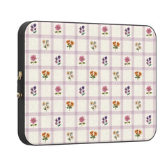 Meadow Check | Floral Gingham Laptop Case