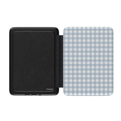 Pastel Picnic | Blue Gingham Kindle Case