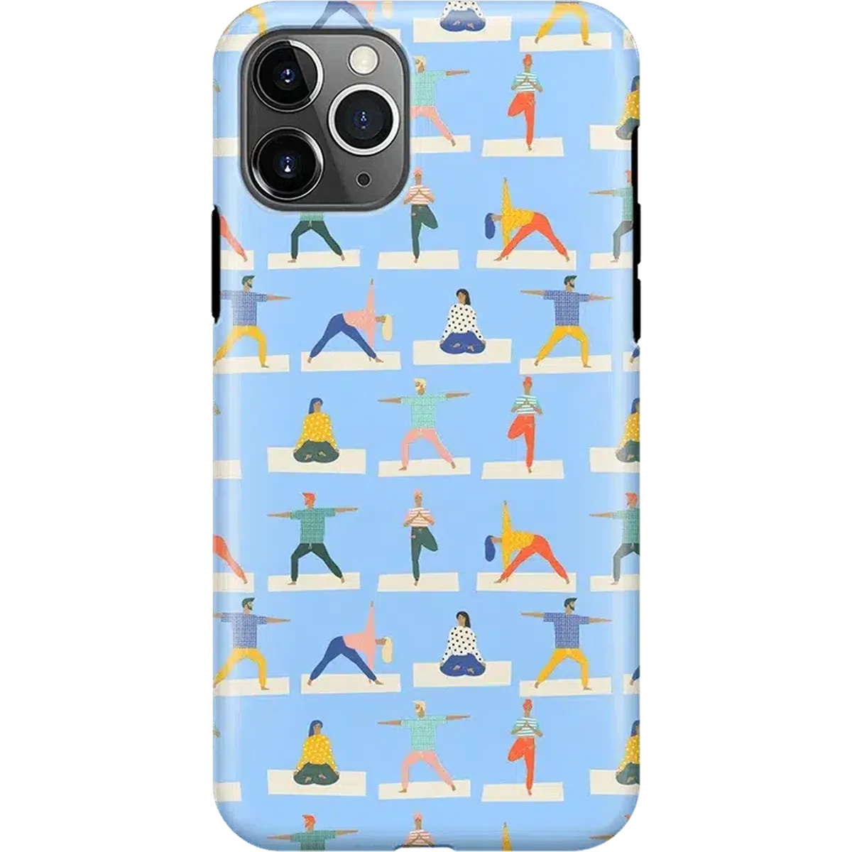 Go with the Flow | Light Blue Yoga Case