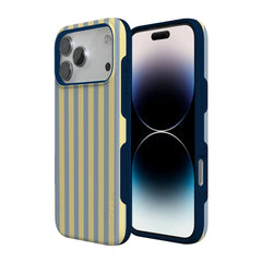 Coastline Stripes | Blue & Yellow Case