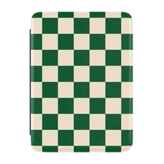 Fit Check | Green Checkerboard Kindle Case