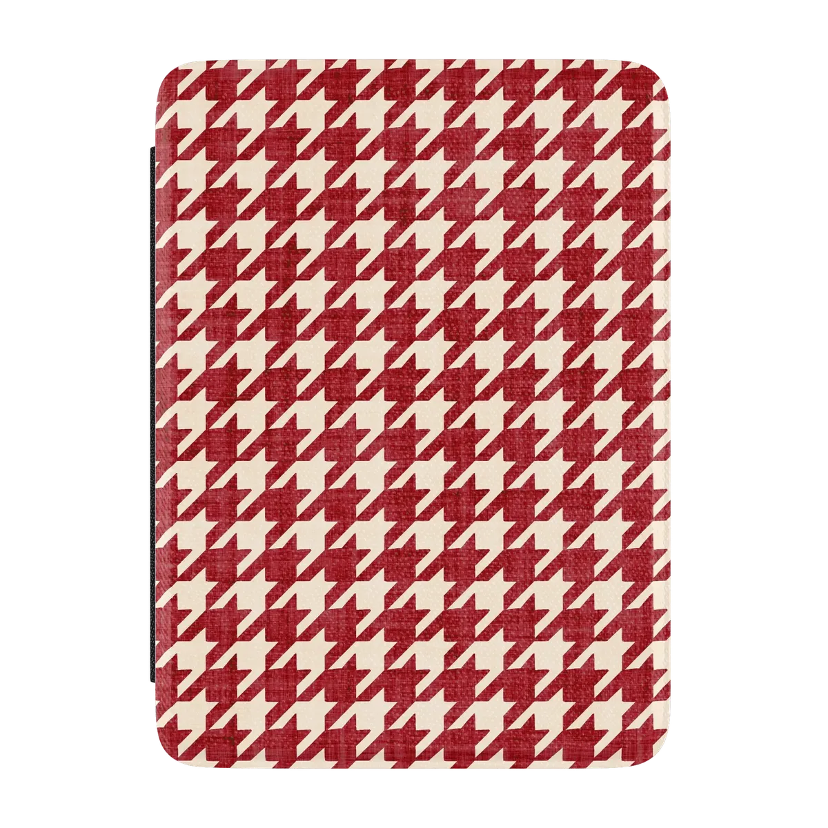 Scarlet Stitch | Red Houndstooth Kindle Case