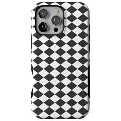 Salem's Hex | Black & White Checkered Case